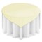 Lann's Linens Organza Wedding Table Overlay - Tablecloth Topper (72" Square)